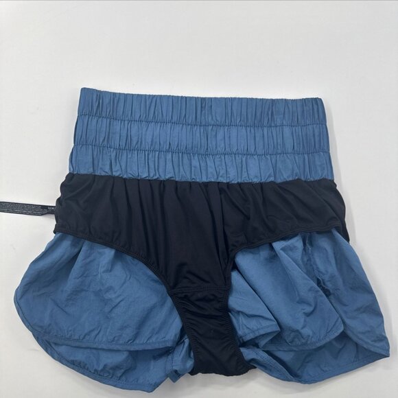 Free People Movement Womens Shorts Small Blue Athletic The Way Home Lined Gym - Picture 9 of 10